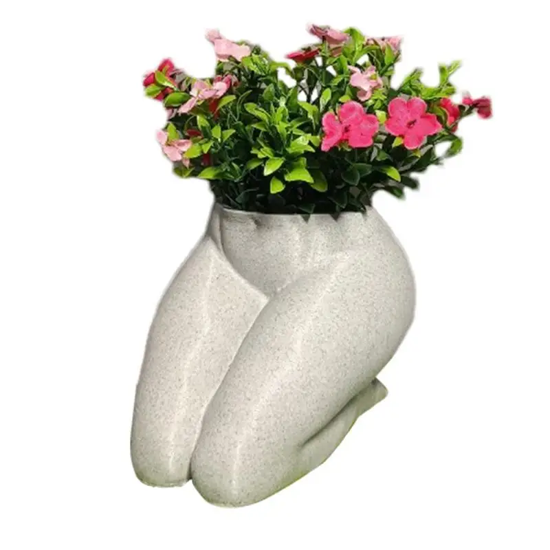 

Body Shape Flower Pot Lady Body Shaped Planter Fun Resin Plant Pots Modern Boho Decorative Planter Body Flower Vase For Table