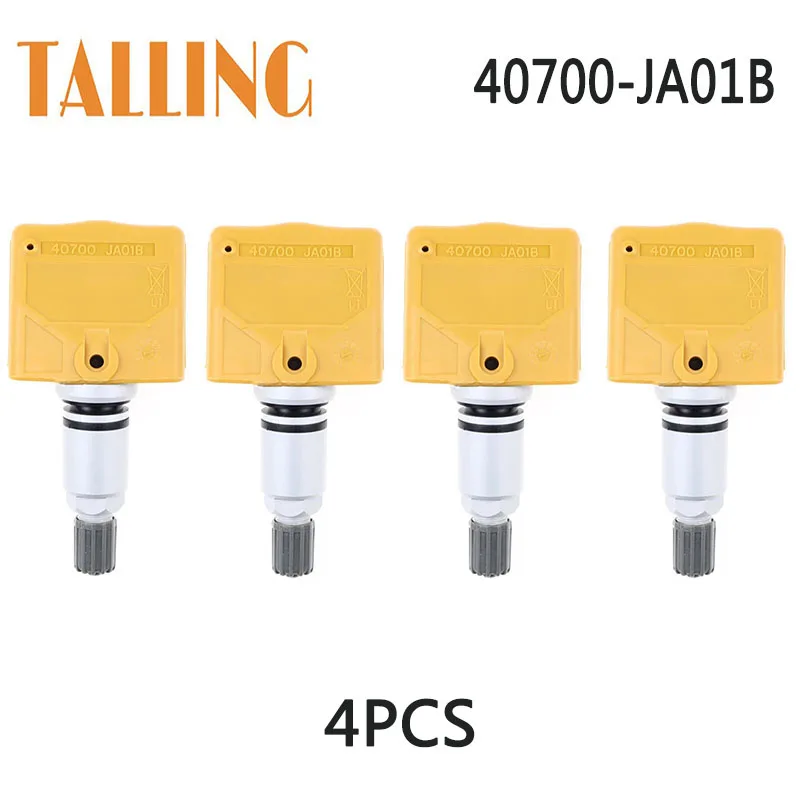 

40700-JA01B 4x TPMS Tire Pressure Sensor for Nissan Pathfinder Altima Titan Frontier Infiniti M35 FX35 M45 FX45 QX56 40700JA01B