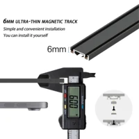 6MM Ultra Thin Aluminum 48V Magnetic Track Light System Smart Home Tuya Dimming  Gille Light Downlight Spotlight  Ceiling Lamp 2
