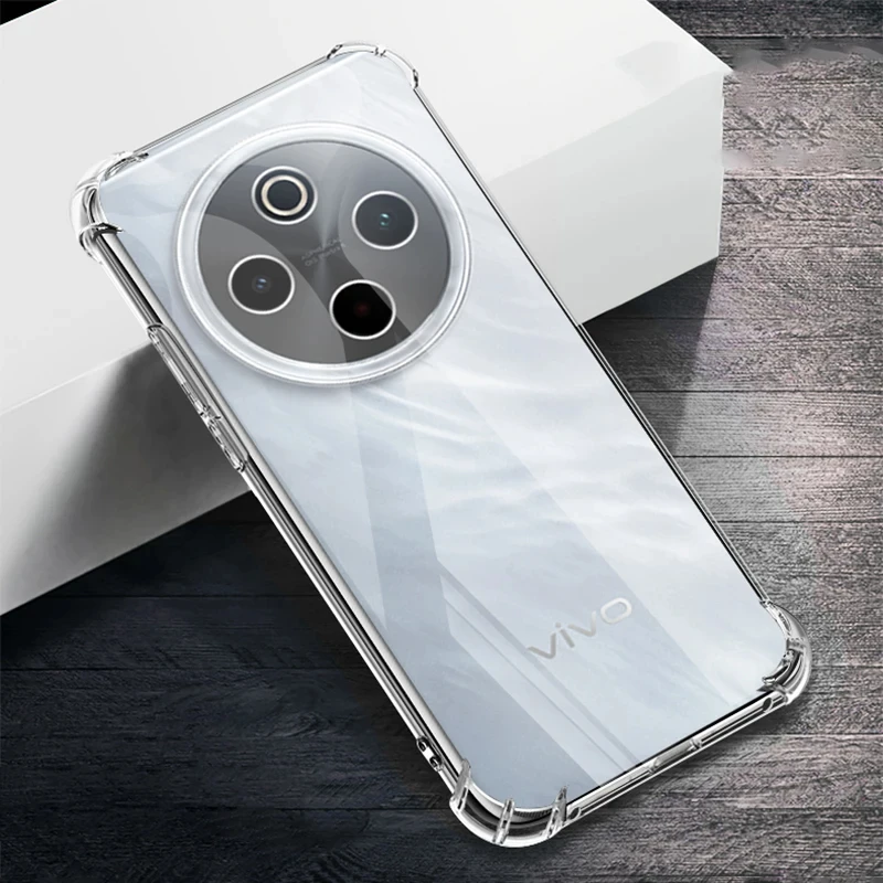 Airbag Anti-Knock Clear Silicone Phone Case with Shockproof Corners