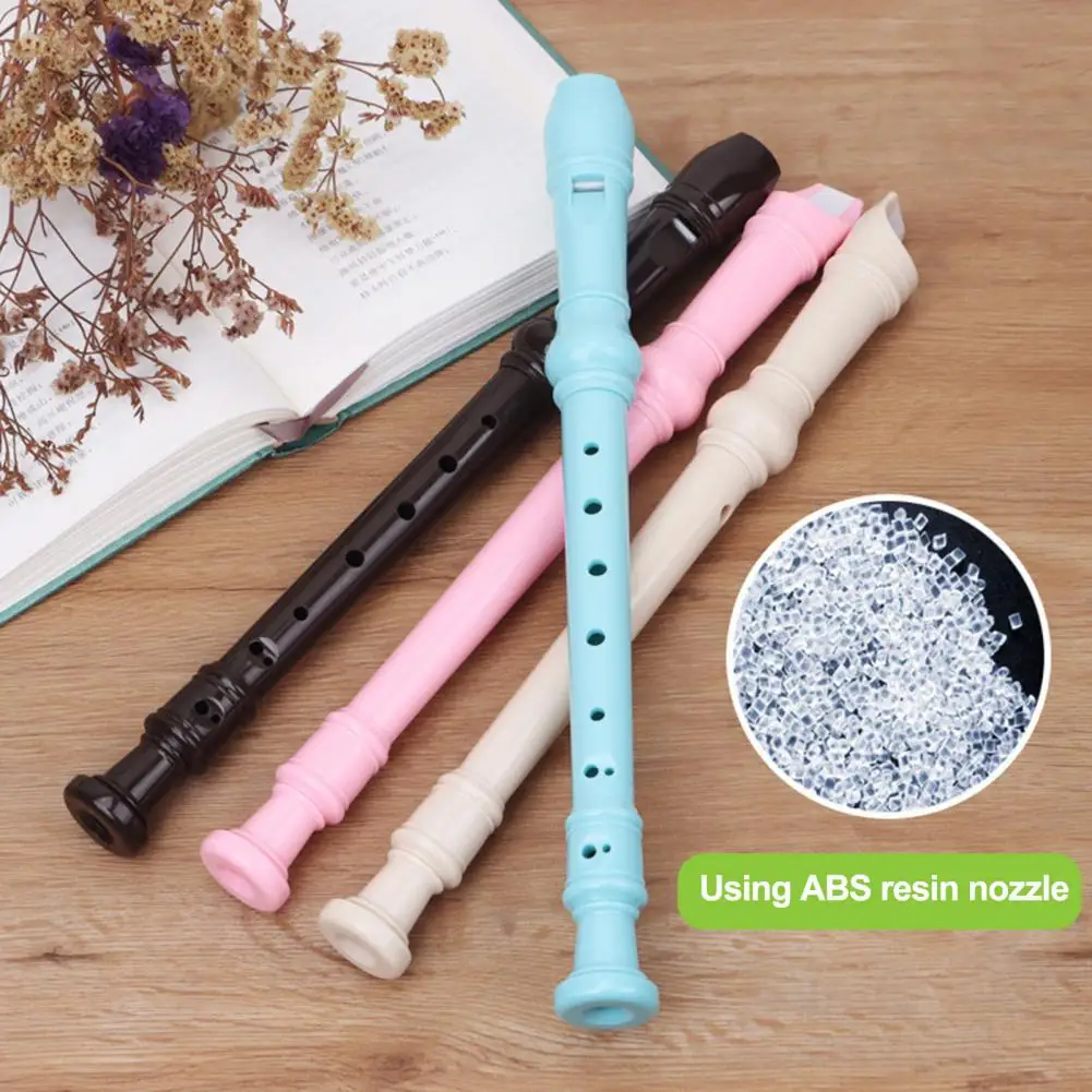 1pc 6 Hole Treble Clarinet Wooden Flute With Storage Box Beginner Learning Professional Instrument Cleaning Rod Fingering Chart