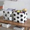 1PC Dirty Clothes Storage Basket Square Folding Toy Storage Basket Household Fabric Quilt Storage Bag 2