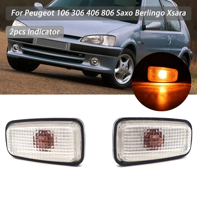 RZG LED Seitenblinker Klare Linse - Canbus Fehlerfrei Für Citroen Peugeot Fiat Modelle