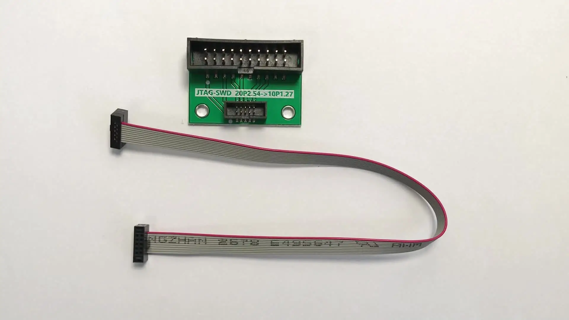 JTAG 20P 2.54mm to 10P 1.27mm Adapter Board Cable For J-link Jlink