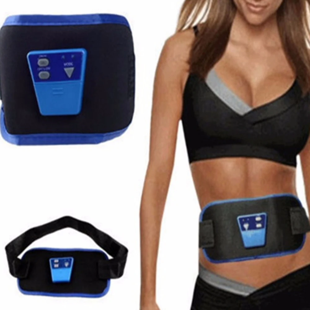 

1 Pc Unisex Waist Belly Electric Slimming Belt 6 Modes Tummy Abdominal Body Shaper Muscle Stimulator Lose Weight Fat Burn Tool