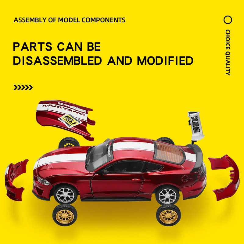 キディカー　クラシック　マスタング Amazon | TGRCM-CZ 1/42 フォードマスタングモデル DIYカー