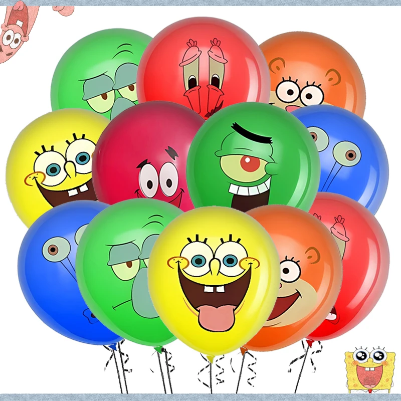 Spongebob Party Decorations SquarePants Birthday Party Favors Banner Table  Cloth Cups Plates Party Balloons Baby Shower Supplies