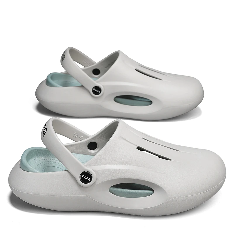 

Men's Slippers Trend Summer Slippers EVA Soft Sole Cloud Sliding Lightweight Beach Shoes Men's Indoor And Outdoor Sandals