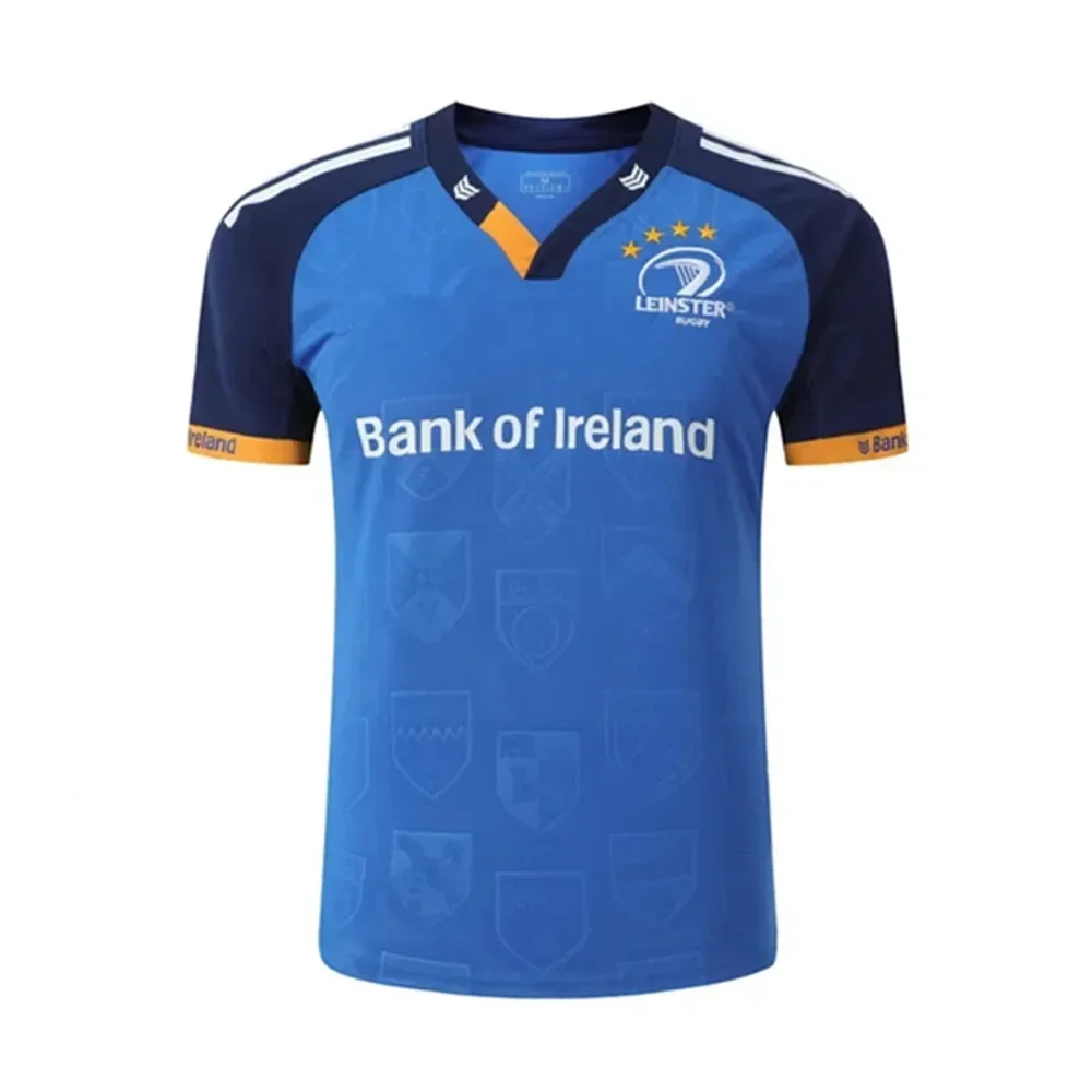 thumbnail image 1 of Camiseta de rugby de entrenamiento/local/visitante de Leinster 2023 para hombre, talla S-5XL (nombre y número personalizados impresos) de máxima calidad, 1 of 5
