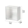 Bathroom Wall-mounted Flip Storage Box, Suitable for Cotton Swabs, Hair Bands, Lipsticks, Small Items Classification Storage Box 6