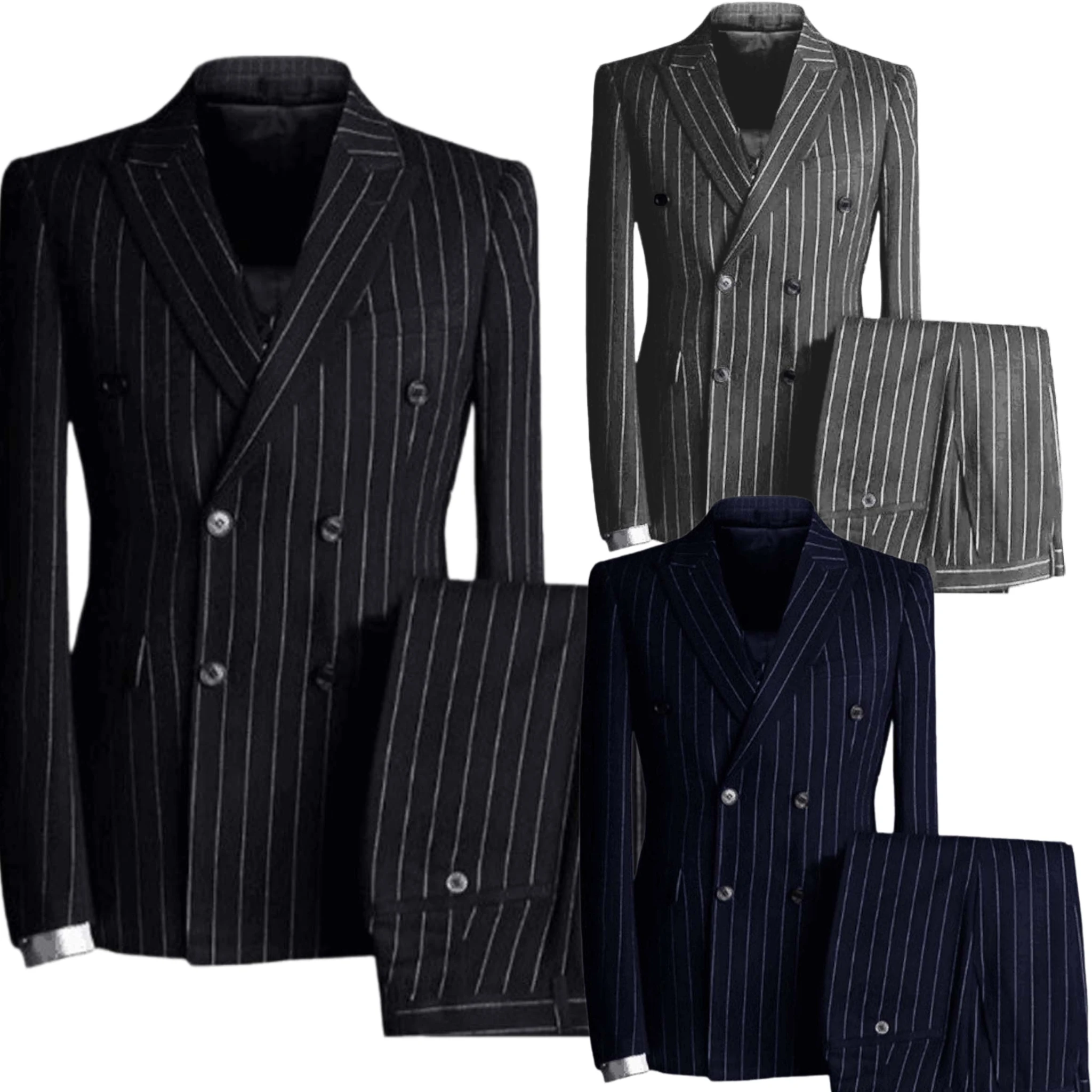 Jackets for Men，Costume De Luxe Pour Homme ，Blazer Masculino Slim Fit，Business Casual，striped Suit Men