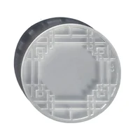 3 Sets DIY Quicksand Blank Card Brick Retro Geometric Shape Quicksand Mold Empty Plates Clear Acrylic Quicksand Blank Plate 1