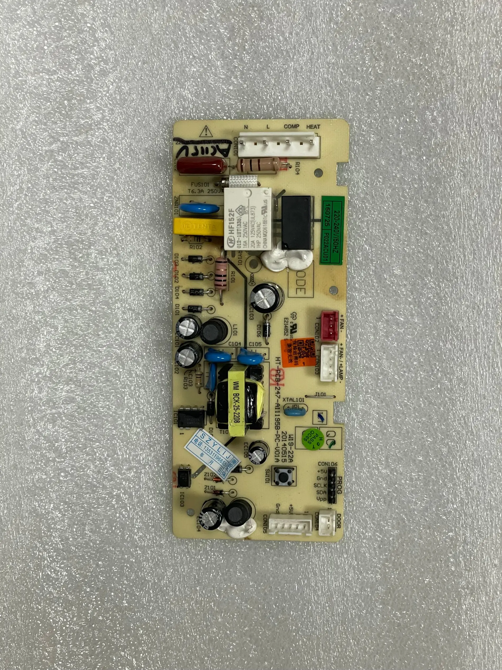 W1922 Candy / Hoover Refrigerator Circuit Board Fridge Main Pcb Power Control Board Htpcb247