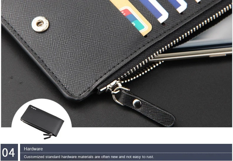 Herren Langbörse Mit Kartenfächern Und Schlankem Design_voghion.com