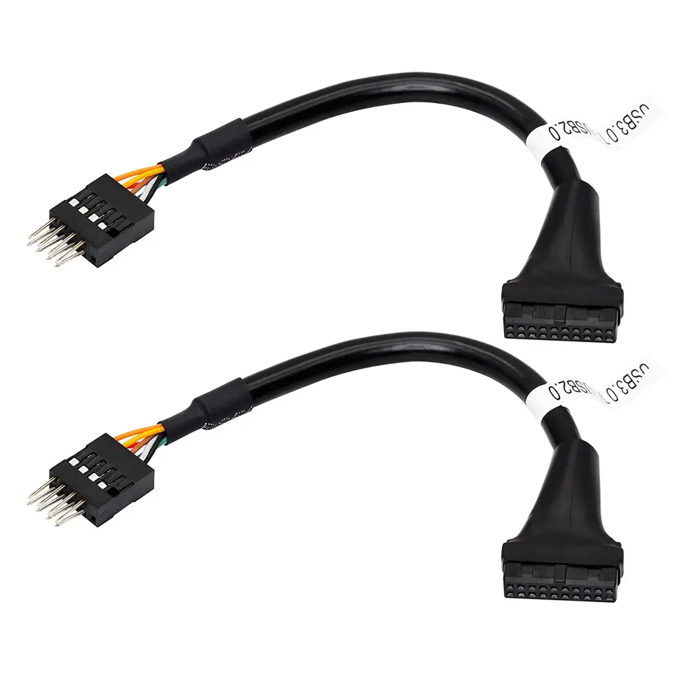 Adattatore USB 3.0 Interno 19 Pin Maschio A USB 2.0 Femmina – Kalea-Informatique – Cavo 15 Cm Per PC - 5