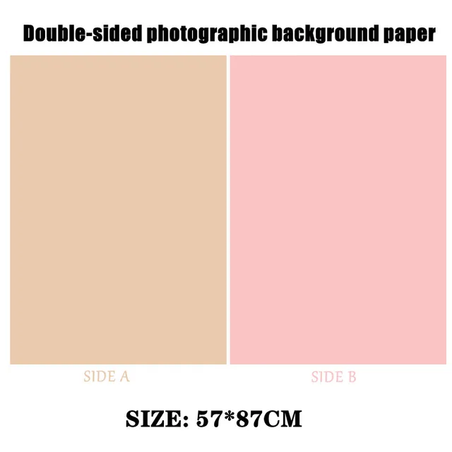 Photography Backdrops Photo Wallpaper 57*87cm 2sides Solid Color Background Paper Props For Photo Studio Shoot Product Cosmetics Background 21