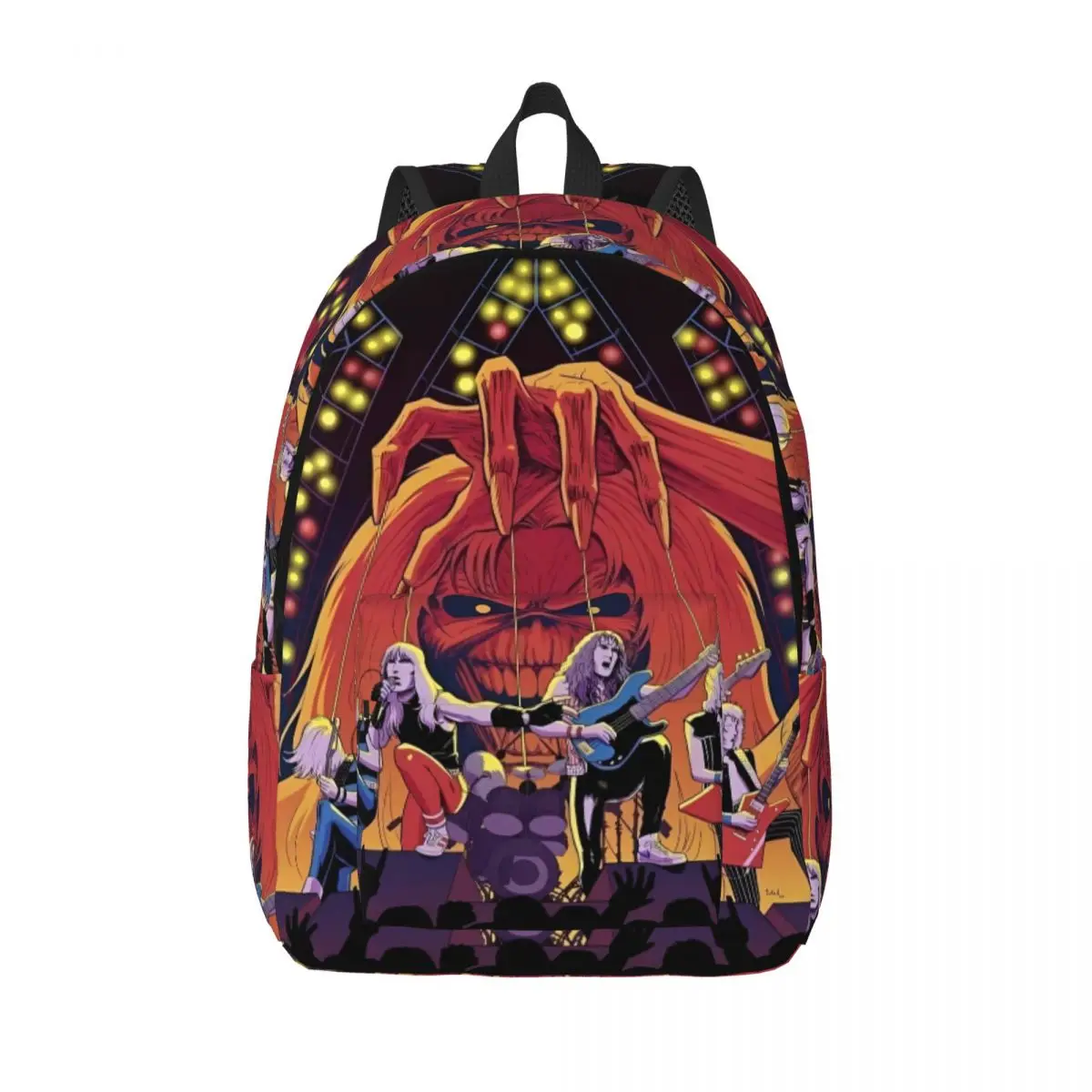 The Number Of The Beast Backpack Modern Backpacks Iron-Band-Maidens Music Rock Women School Bags High Quality Rucksack