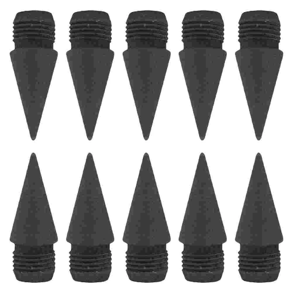 

10 Pcs Replace Replacement Pencil Tip Student Lead Pencils Morphie Portable Graphite Everlasting Tips Replaceable