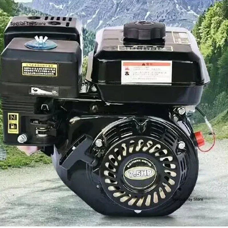 6.5Hp 168F-1 Gasoline Micro Engine 4Kw Four-Stroke Small Power Accessories 196Cc Flat Key Shaft Engine Structure 6