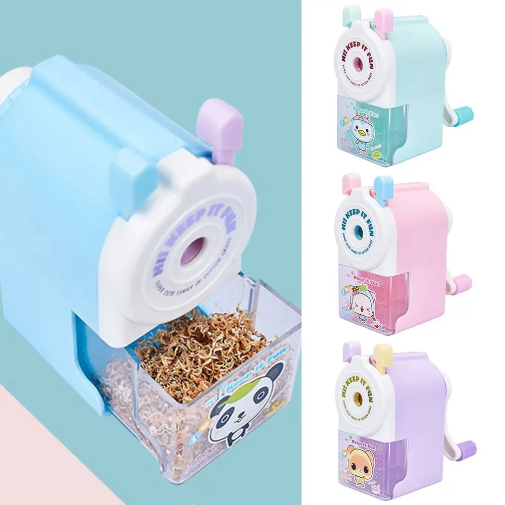 

Gift Creative Stationery Hand-cranked Mechanical Tool Anti Sticking Lead Pencil Sharpener Automatically Enters Lead