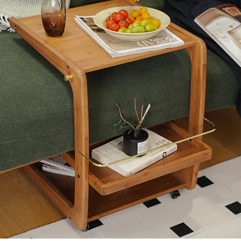 Wood Bedside Table Small Center Small Coffee Bed Side Table Living Room Nightstands Petit Meuble Living Room Furnitures
