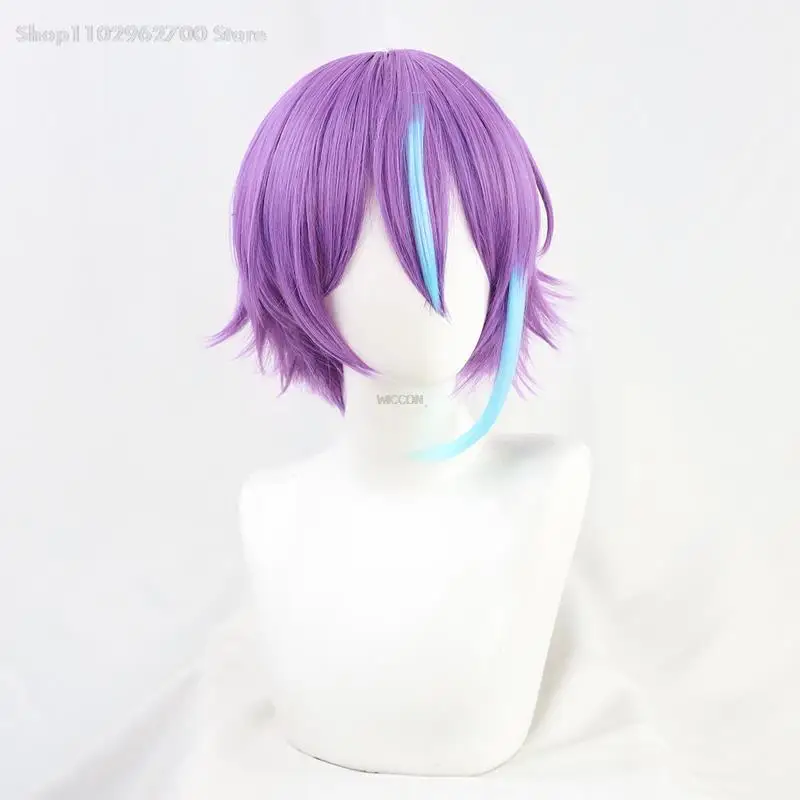

In Stock Kamishiro Rui Cosplay Wig Anime Project SEKAI COLORFUL STAGE! 35cm Color Highlight Heat Resistant Wigs + Free Wig Cap