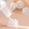 Toothpaste Squeezer Holder Reusable Automatic Closing Flower Shape Silica Gel Self Closing Toothpaste Cap 2