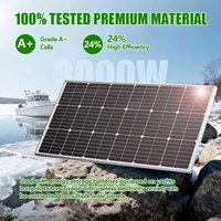Kit de panneaux solaires monocristallins 6000W, panneau photovoltaïque étanche, adapté aux maisons, aux camping-cars, aux yachts et aux systèmes hors réseau 3