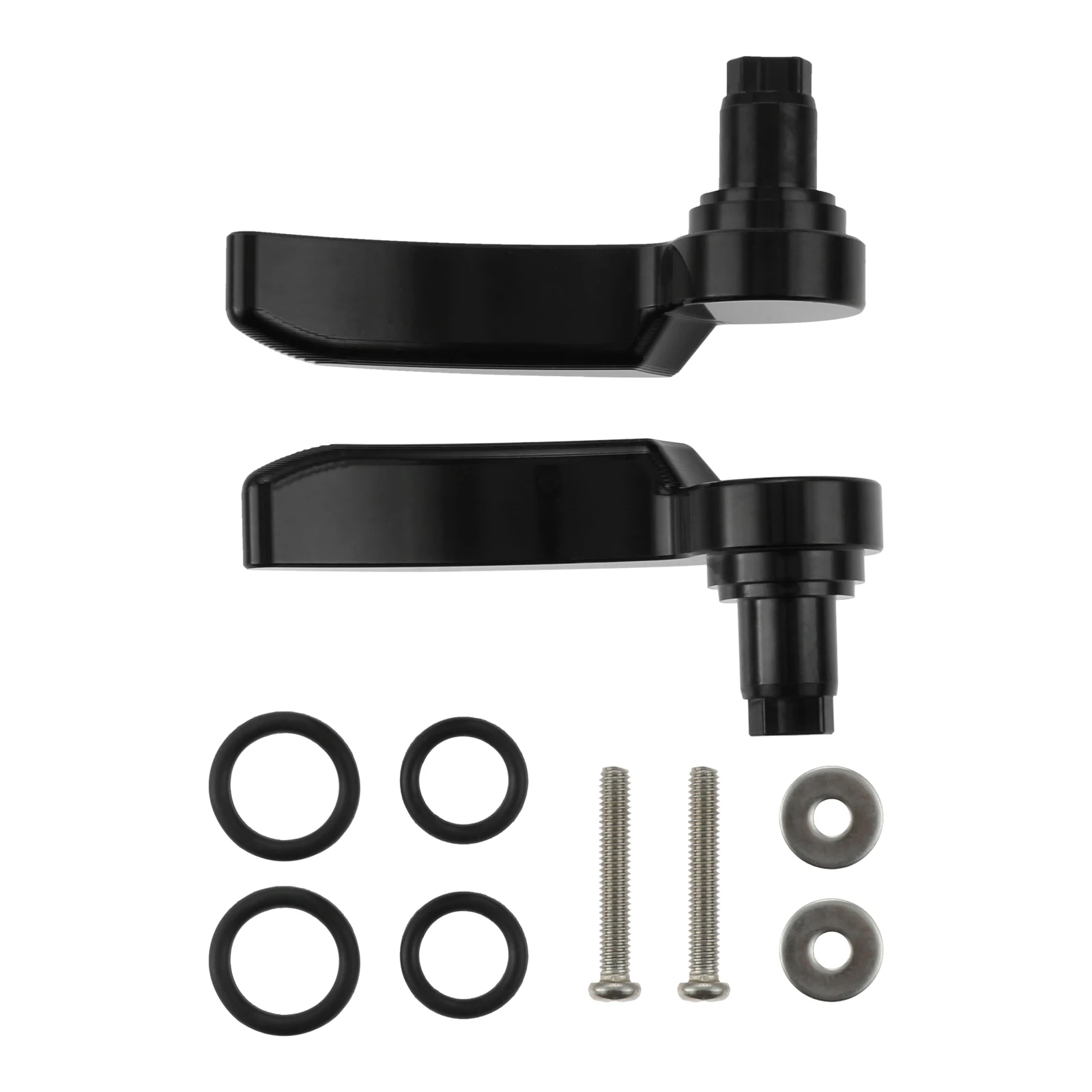 2PcsMotorcycleSaddlebagLidLiftersLatchHandleLeverKitforHarley