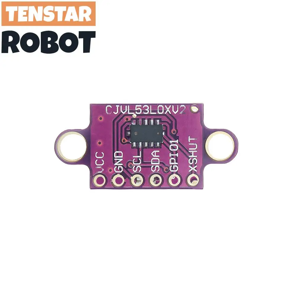 TENSTAR 2pcs/5pcs VL53L0X Time-of-Flight (ToF) Laser Ranging Sensor Breakout 940nm CJVL53L0XV2 Laser Distance Module IIC image 2