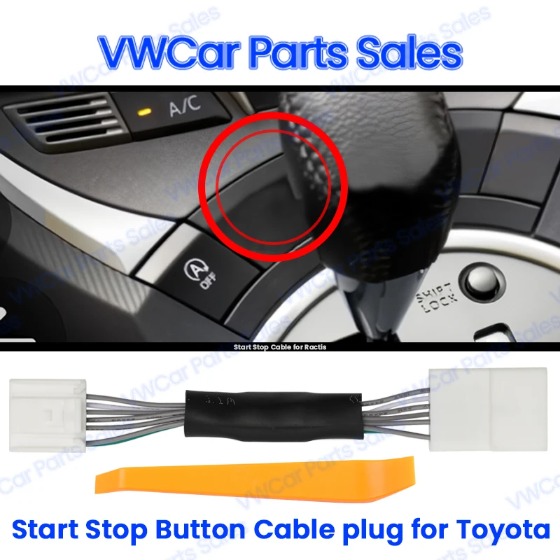 

Automatic Stop Start Engine System Off Device Control Sensor Plug Stop Cancel Cable for Toyota Ractis Sienta Tank