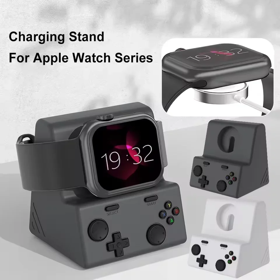 Charger stand silicone dock holder charger dock station stable charging station for Apple Watch Series 10 9 8 7 6 5 4 3 2 1