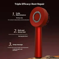Peigne de Massage électrique Portable à lumière rouge, 3 Modes, peigne Laser pour follicules pileux sur la tête, applicateur d'huile essentielle 5