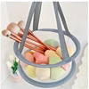 Fashion Pink Gray Makeup Tool Drying Net Home Dormitory Makeup Brush Drying Storage Net Bag Beauty Egg Organizer Hanging Bags 1
