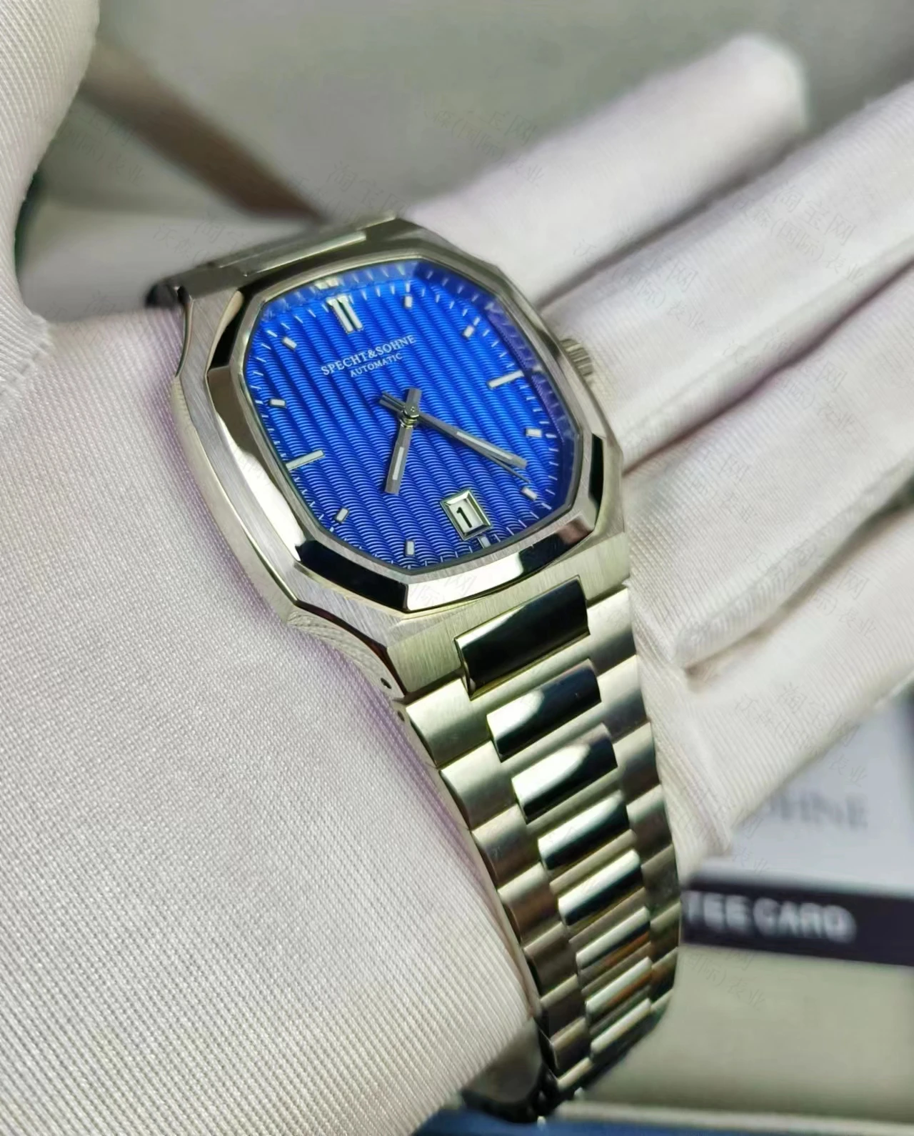 Specht Sohne jam tangan mekanis otomatis pria, jam tangan