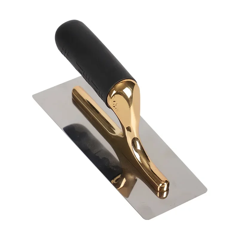Concrete Plastering Trowel Gold Stainless Steel Trowel Tool for Venetian Stucco Cement Wall Decoration Drywall Construccion Tool 4