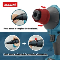 Souffleur d'air sans fil Makita DAS180 18V, machine multifonction pour dépoussiérer avec buse, pistolet de dépoussiérage et outil de gonflage 4
