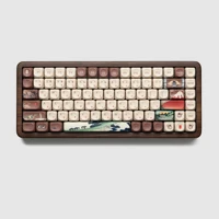 Womier Mount Fuji Custom Keyboard WD75 V2 Wooden Gaming Keyboard with QMK/VIA Tri-Mode Wireless Mechanical RGB 75% Hot Swappable - Image 6