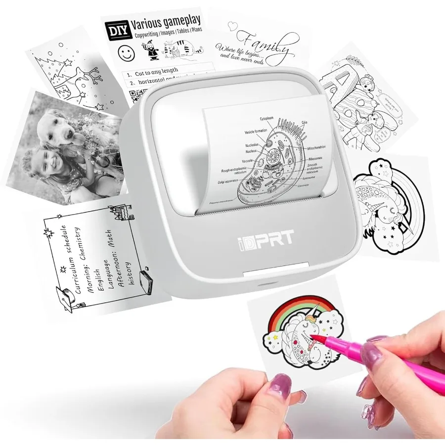 Portable Sticker Maker Mini Thermal Printer