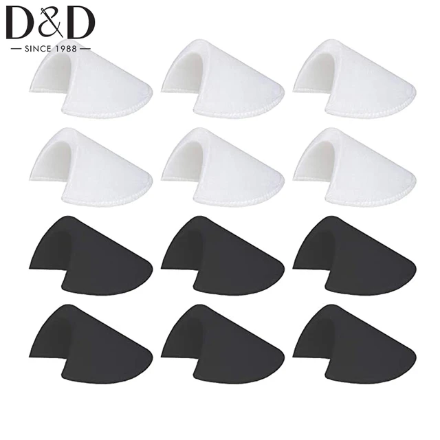 1 Pairs Covered Set-in Shoulder Pads Sewing Foam Pads Sponge