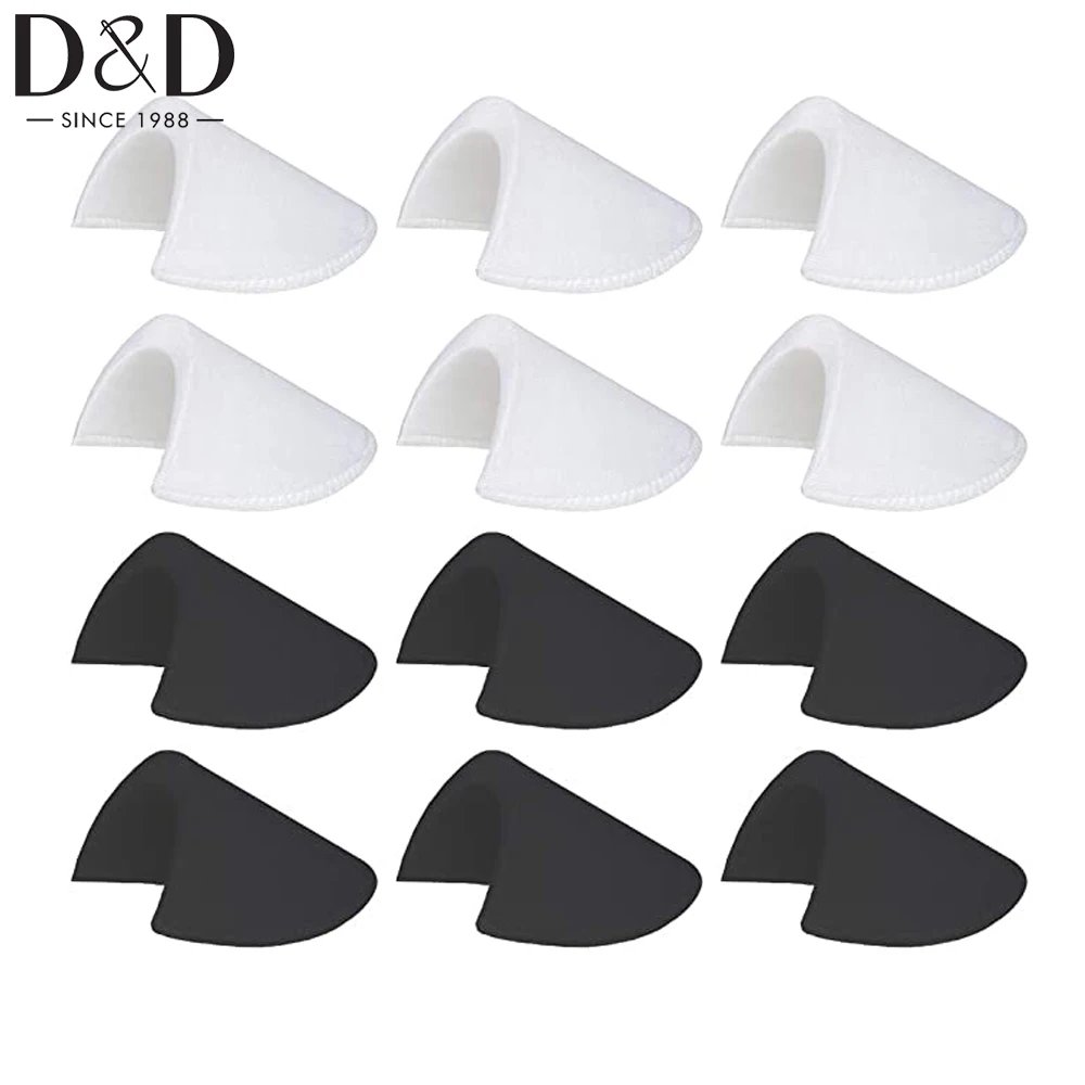 6/9/12Pairs 1/2'' Shoulder Pads Sewing Setin Shoulder Pads Foam Pads