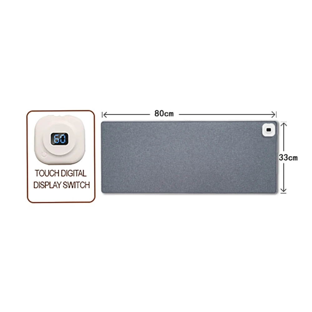 Large Adjustable Heating Mouse Pad with Rapid Heating and 4-Hour Auto Shut-Off - Winter Comfort Edition (80x33cm)
