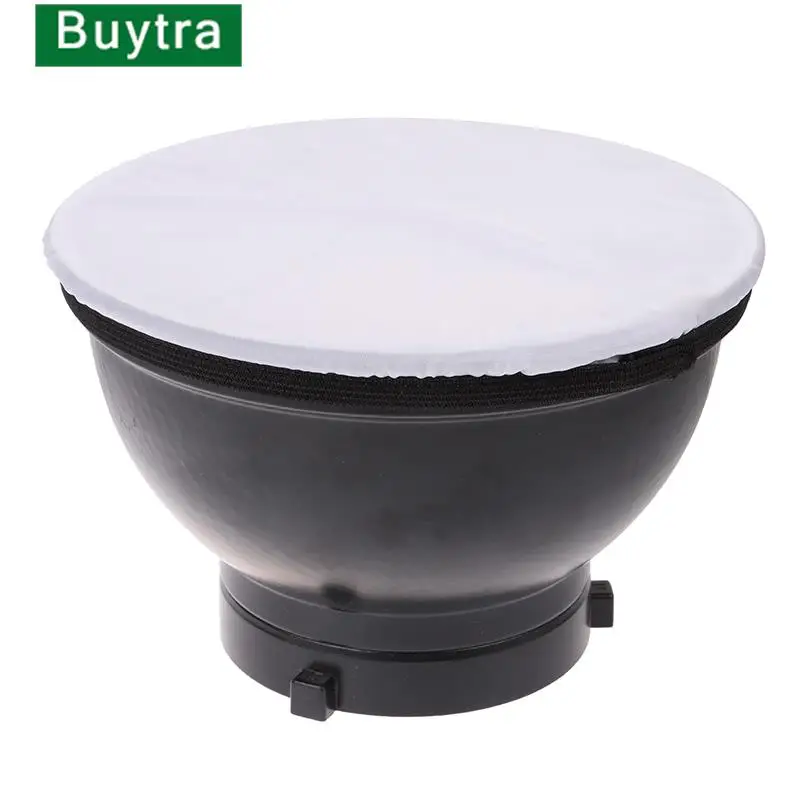 Photography Light Diffuser Cloth 1pc Photography Light Soft White Diffuser Cloth for 7" 180mm Standard Studio Strobe Reflector
