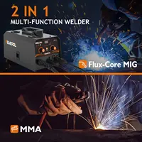 FEMEROL 2 In 1 MIG Welding Machine 130A Portable Gasless Stick ARC MIG Welder 110A IGBT Synergic Flux Core MIG Welder 2