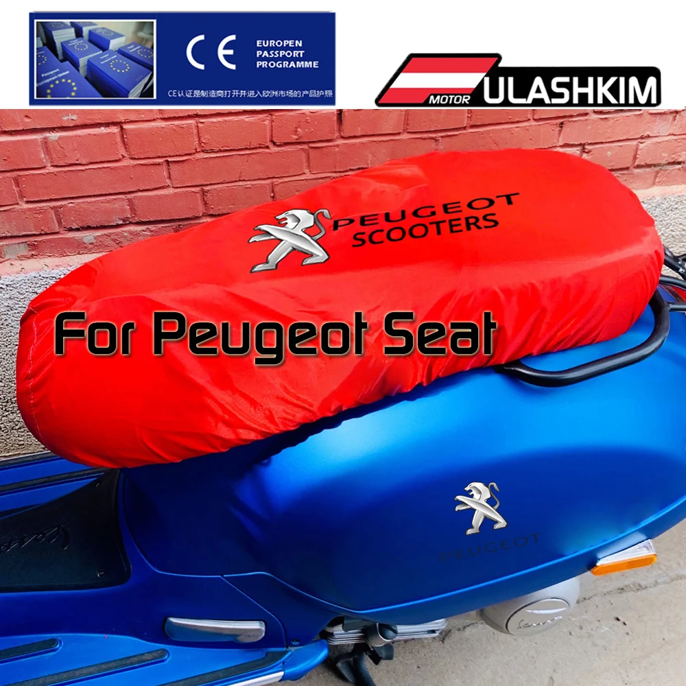 Per Peugeot Seat Coprisedile Moto Impermeabile Antipolvere Protezione Solare Scooter Copertura Di Protezione Scooter
