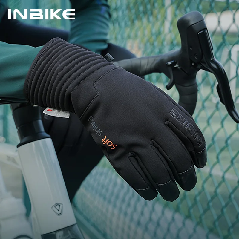 INBIKE Winter Gloves Touchscreen 3M Thinsulate Cycling Gloves for Men Women Waterproof Cold Weather Sports Fishing 23&deg;F