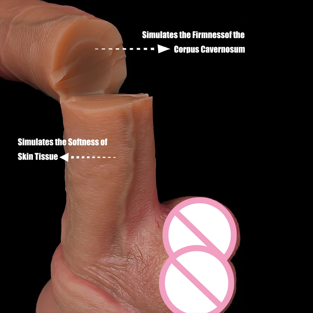 Sex Toys 7-9 Inch Realistic Dildo Soft Silicone Long Huge Big Penis Suction Cup G-spot Curved Shaft Ball For Women Lesbian Anal Sex Toys