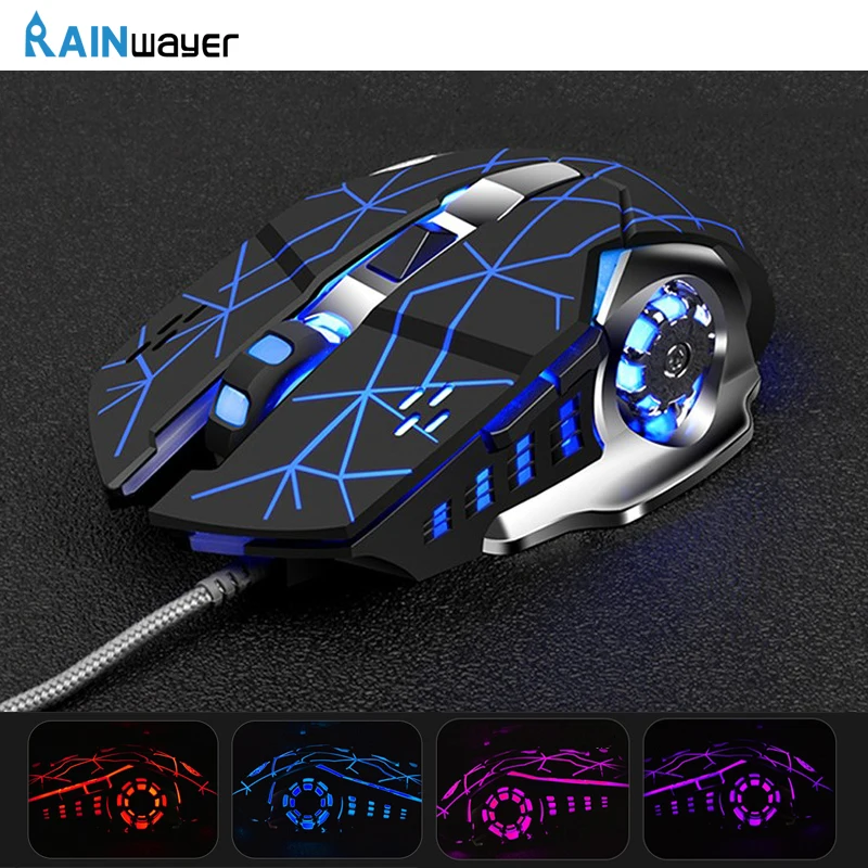 Мышь для соревнований Q5 USB проводная 4 уровня DPI 1200/1600/2400/3200 6 кнопок онлайн-игр ПК
