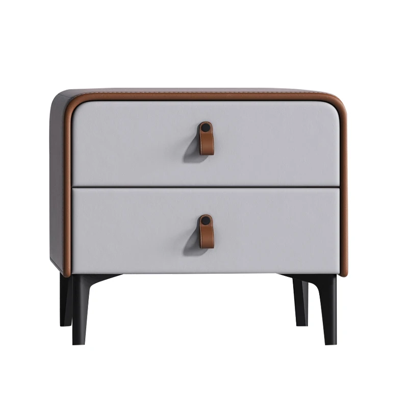

YY Light Luxury and Simplicity Bedside Table Modern Creative Stainless Steel Locker