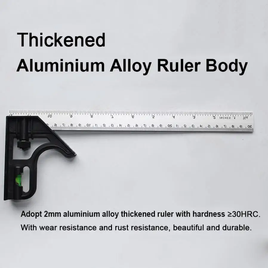 Thicken Custom Right Angle Ruler Stainless Steel Combination L